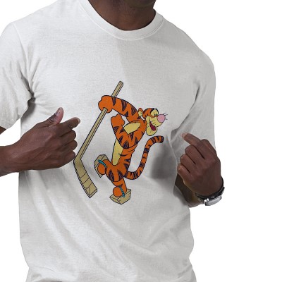 zazzle tigger hockey shirt