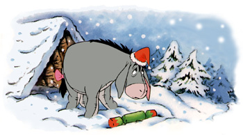 merry eeyore christmas 